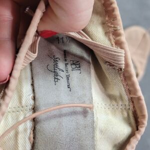 ABT Spotlights American Ballet Theatre Pink Leather Ballet Slippers Size 11.5